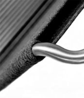 Billede af FDB Møbler M20L Teglgård Lounge Snorestol 72x66x64 cm - Rustfrit Stål/Sort