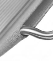 Billede af FDB Møbler M20L Teglgård Lounge Snorestol 72x66x64 cm - Rustfrit Stål/Lysegrå Meleret