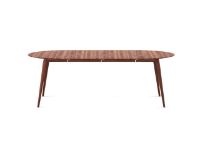 Billede af Bruunmunch PLAYdinner Round Spisebord Inkl. 2 Tillægsplader Ø: 120/220 cm - Valnød