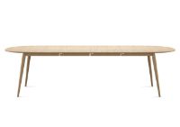 Billede af Bruunmunch PLAYdinner Lamé Spisebord m. Udtræk inkl. 2 tillægsplader 180x105 cm - Hvidolieret Eg