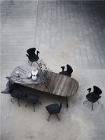 Billede af Bruunmunch PLAYdinner Lamé Spisebord m. Udtræk inkl. 2 tillægsplader 180x105 cm - Røget Eg