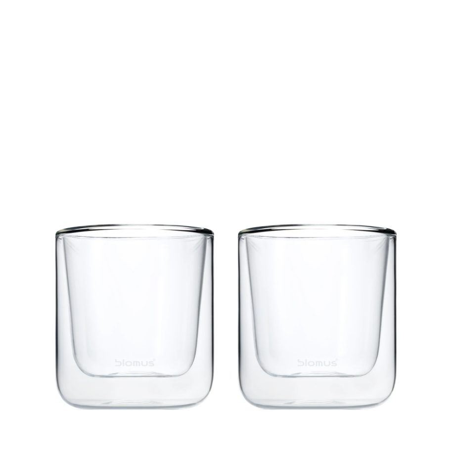 Billede af Blomus Nero Coffee Glasses Sæt á 2 stk 200 ml - Clear