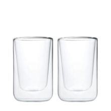 Billede af Blomus Nero Cappuccino Glasses Sæt á 2 stk 250 ml - Clear
