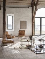 Billede af DUX Karin 73 Lænestol SH: 41 cm - Havanna/Læder