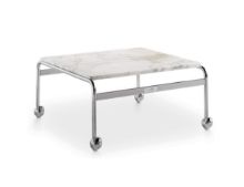 Billede af DUX Karin Sofabord H: 33 cm - Hvid Marmor