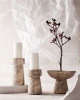 Billede af Muubs Lysestage Eris S H: 16 cm - Rustic Sand