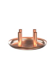 Billede af FROST LIVING Rondo Lysestage 2006 Ø: 27,2 cm - Børstet Kobber 