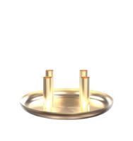 Billede af FROST LIVING Rondo Lysestage 2006 Ø: 27,2 cm - Børstet Guld 