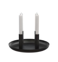 Billede af FROST LIVING Rondo Lysestage 2006 Ø: 27,2 cm - Mat Sort 