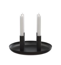 Billede af FROST LIVING Rondo Lysestage 2006 Ø: 27,2 cm - Mat Sort 