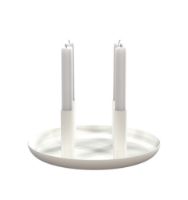 Billede af FROST LIVING Rondo Lysestage 2006 Ø: 27,2 cm - Mat Hvid 