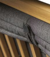 Billede af FDB Møbler M22 Sammen Hynde til M1 Havestol 45,5x85,5 cm - Antracitgrå FORUDBESTIL: 2026