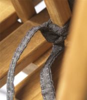 Billede af FDB Møbler M22 Sammen Hynde til M1 Havestol 45,5x85,5 cm - Antracitgrå FORUDBESTIL: 2026