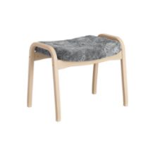 Billede af Swedese Lamino Fodskammel H: 48 cm - Lakeret Bøg/Scandinavian Grey