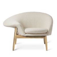 Billede af Warm Nordic Fried Egg Loungestol Venstre SH: 40 cm - Oiled Oak/024 Cream Barnum