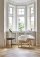 Billede af Warm Nordic Fried Egg Loungestol Højre SH: 40 cm - Oiled Oak/024 Cream Barnum