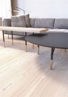 Billede af FROST BUKTO Bordben 430 H: 43,4 cm - Mat Sort/Børstet Guld