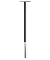 Billede af FROST BUKTO Bordben 710 H: 71,4 cm - Mat Sort/Poleret