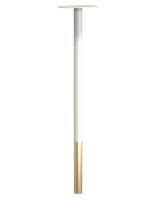 Billede af FROST BUKTO Bordben 710 H: 71,4 cm - Mat Hvid/Børstet Guld