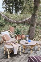 Billede af OYOY Momi Outdoor Chair SH: 43 cm - Nature/Clay OUTLET