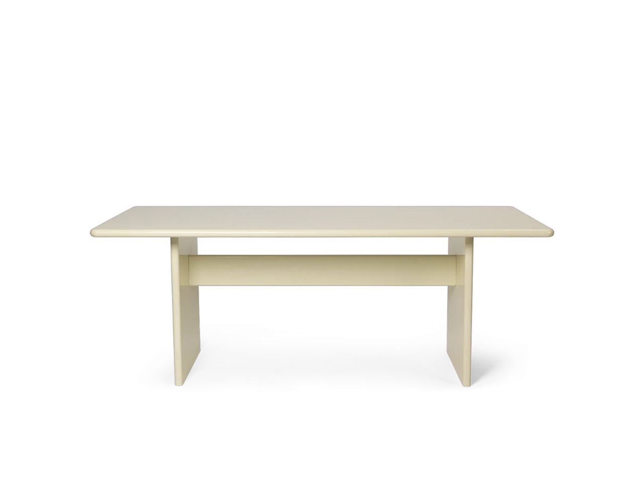 Billede af Ferm Living Rink Dining Table Small 90x200 cm - Eggshell
