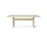 Billede af Ferm Living Rink Dining Table Small 90x200 cm - Eggshell