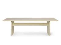 Billede af Ferm Living Rink Dining Table Large 90x240 cm - Eggshell