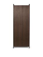 Billede af Ferm Living Sil Cupboard Tall H: 200 cm - Dark Stained Oak
