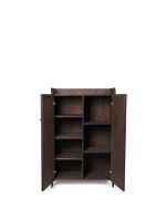 Billede af Ferm Living Sil Cupboard Low H: 110 cm - Dark Stained Oak
