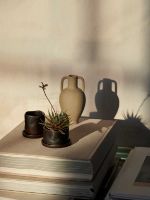 Billede af Ferm Living Uneru Mini Pots Set Of 2 - Black/Brown