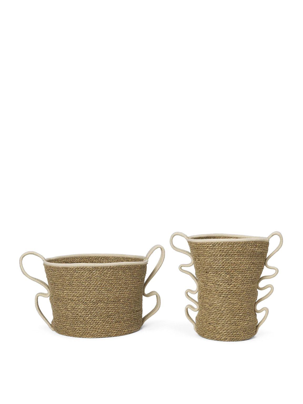 Billede af Ferm Living Verso Baskets Set of 2 - Off White