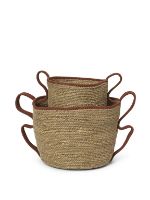 Billede af Ferm Living Verso Baskets Set of 2 - Brick