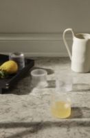 Billede af Ferm Living Ripple Low Glasses 20 Cl Sæt af 4 stk. Ø: 7,6 cm - Clear  