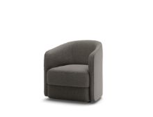 Billede af New Works Covent Loungechair Narrow SH: 42 cm - Dark Taupe 10 