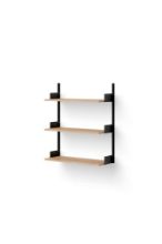 Billede af New Works Wall Shelf 900 90x83,5 cm - Oak/Black