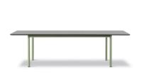 Billede af Fredericia Furniture 6632 Plan Table Extendable 100x260 cm - Sort Nanolaminat/Modernist Green