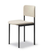 Billede af Fredericia Furniture 3414 Plan Fuldpolstret Stol SH: 45 cm - Hallingdal 220/Sort