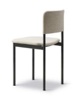 Billede af Fredericia Furniture 3414 Plan Fuldpolstret Stol SH: 45 cm - Hallingdal 220/Sort