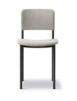 Billede af Fredericia Furniture 3414 Plan Fuldpolstret Stol SH: 45 cm - Safire 008/Sort