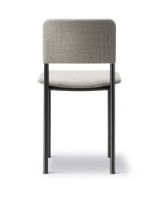 Billede af Fredericia Furniture 3414 Plan Fuldpolstret Stol SH: 45 cm - Safire 008/Sort