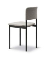 Billede af Fredericia Furniture 3414 Plan Fuldpolstret Stol SH: 45 cm - Safire 008/Sort