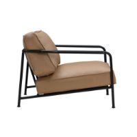 Billede af Wendelbo Aero Loungestol Large SH: 43 cm - Parma Læder/Macchiato