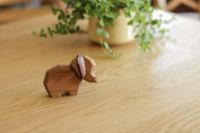Billede af FableWood Lille Elefant 8x11 cm - Eg  OUTLET