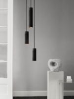 Billede af Thorup Copenhagen Patrone Pendant Cluster 3-Light Ø: 22 cm - Sortbruneret Messing