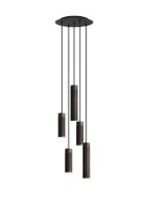 Billede af Thorup Copenhagen Patrone Pendant Cluster 5-Light  Ø: 33 cm - Bruneret Messing