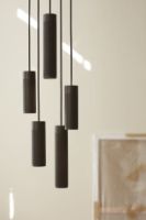 Billede af Thorup Copenhagen Patrone Pendant Cluster 5-Light  Ø: 33 cm - Bruneret Messing