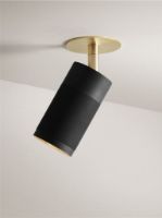 Billede af Thorup Copenhagen Patrone Recessed Ceiling Spot w. Coverplate Ø: 6 cm - Black-Browned Brass