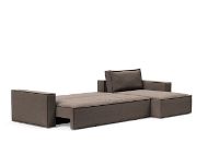 Billede af Innovation Living Newilla Sofa Bed With Lounger 530 L: 337 cm - Taupe