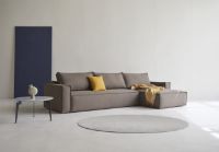 Billede af Innovation Living Newilla Sofa Bed With Lounger 530 L: 337 cm - Taupe