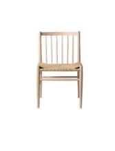 Billede af FDB Møbler J80 Jørgen Bækmark Stol SH: 45 cm -  Sæbebehandlet Bøg/Natur 